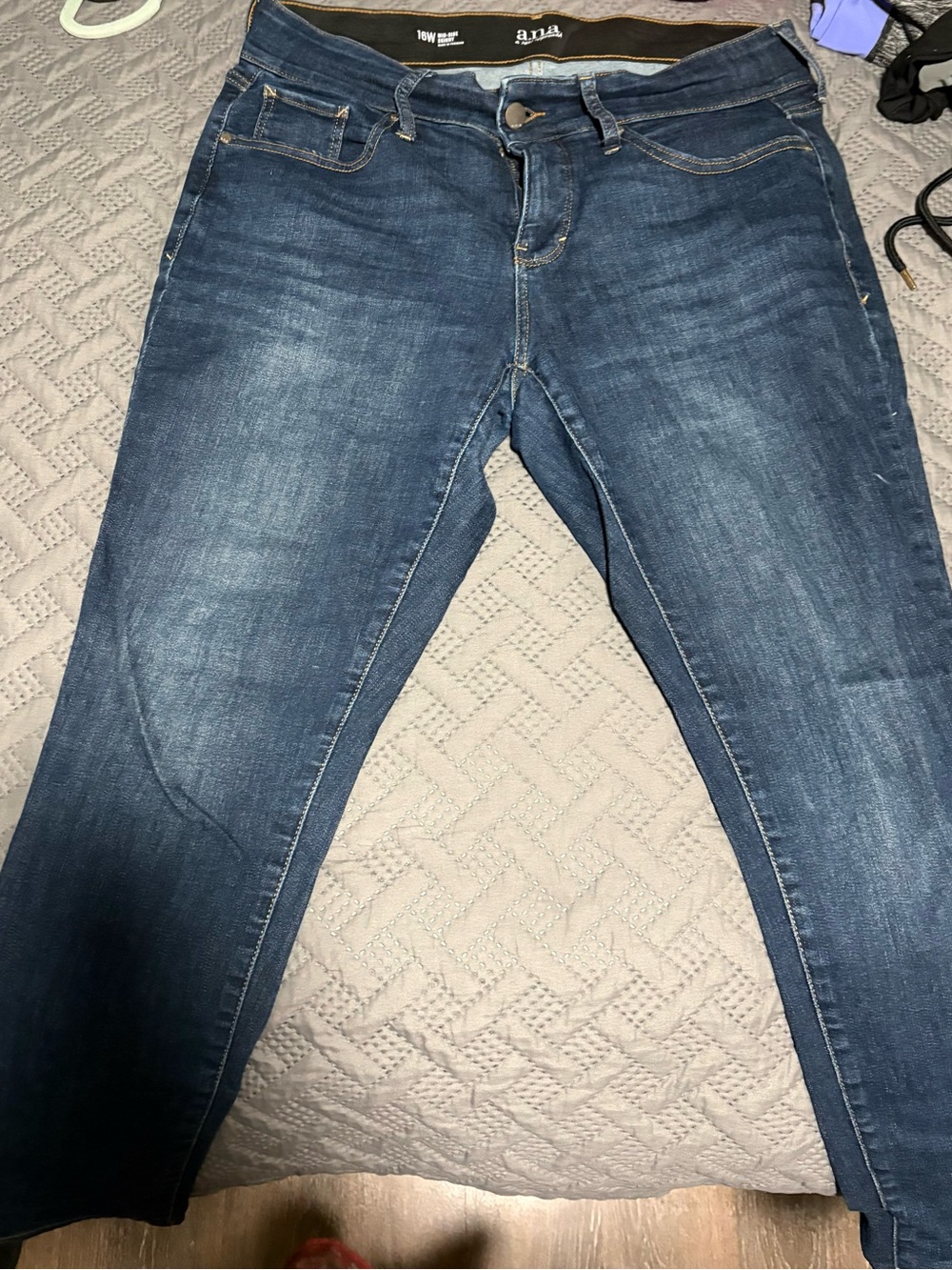 A.N.A Women’s Dark Blue Stretch Denim Jeans